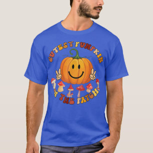 Cutest pumpkin in the patch retro fall autumn pump T-Shirt