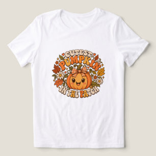 Cutest Pumpkin in the Patch Women Fall T-Shirt Tri-Blend Shirt