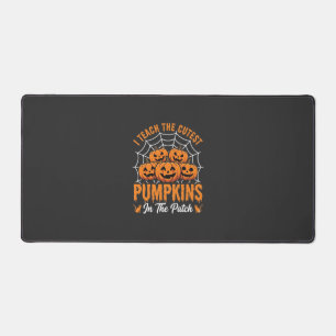 Cutest Pumpkins In The Patch Teacher Halloween_1 Desk Mat