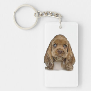 Cutest puppy key ring