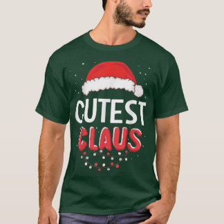 Cutest Santa Claus Christmas Matching Costume T-Shirt