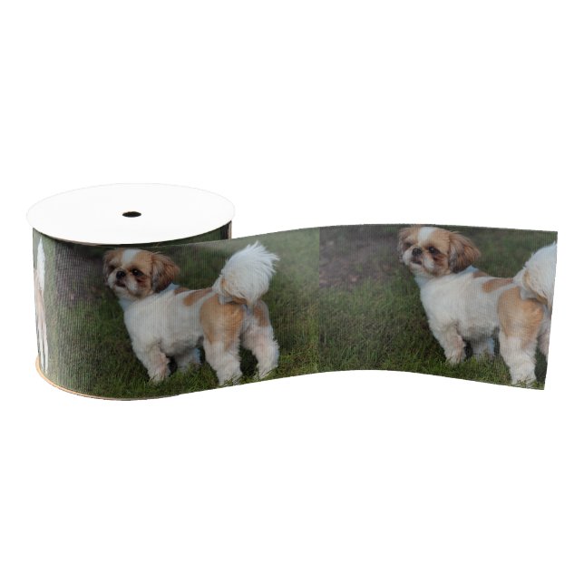 Cutest Shih Tzu Grosgrain Ribbon (Spool)