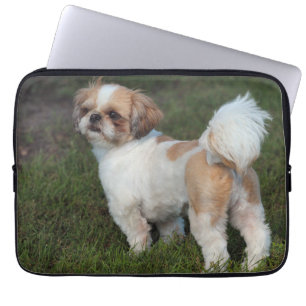 Cutest shih tzu laptop sleeve