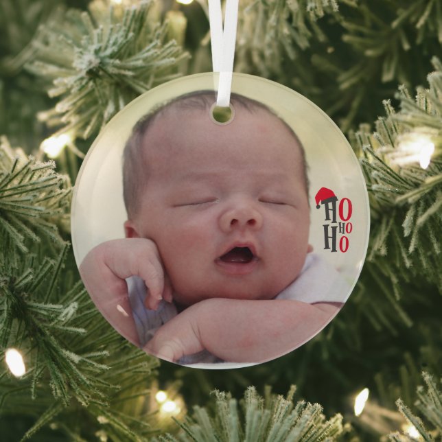 Cutest Sleeping Baby Christmas Tree  Glass Tree Decoration (Insitu)