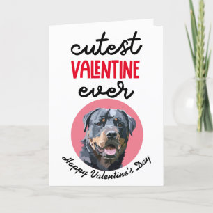 Cutest Valentine Ever ..card from your Rottweiler Holiday Card