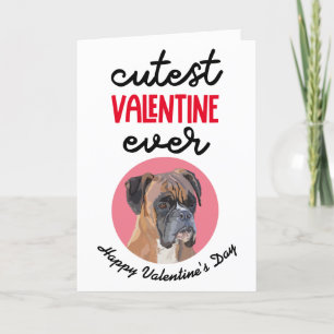 Cutest Valentine Ever ..from your Boxer Holiday Card
