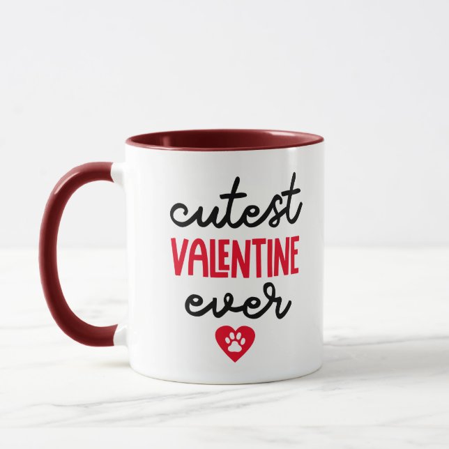 Cutest Valentine Ever ..from your Golden Labrador Mug (Left)
