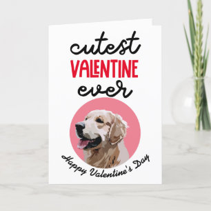 Cutest Valentine Ever ..from your Golden Retriever Holiday Card