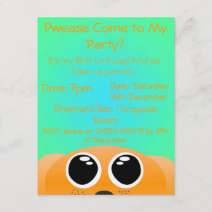 Cutesy Invite