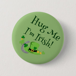 Cutesy Luck for the Irish 6 Cm Round Badge