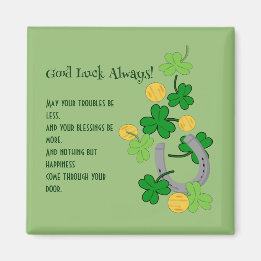 Cutesy Luck for the Irish Magnet