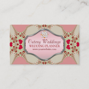 Cutesy Wedding Planner Business Card