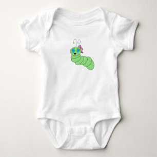 Cutesy Worm Baby Top