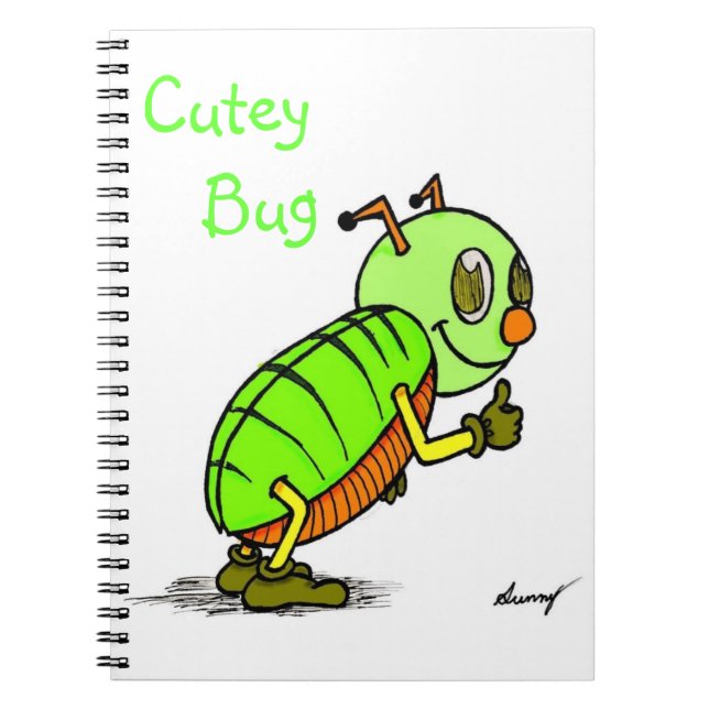 Cutey Bug Notebook (Front)