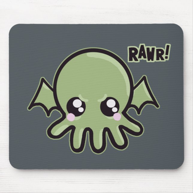 Cutie Baby Cthulhu Mouse Mat (Front)