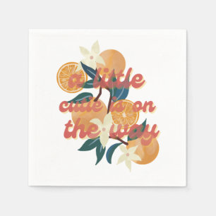 Cutie Baby Shower Napkin