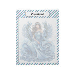 Cutie Blue Christmas Notepad
