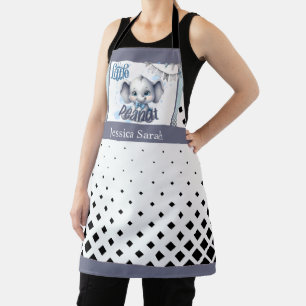 Cutie Blue Elephant - Little Peanut Apron
