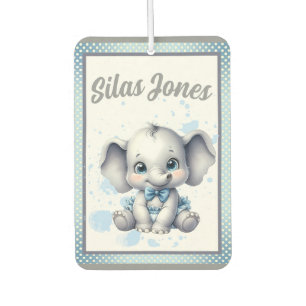 Cutie Blue Elephant - Little Peanut Car Air Freshener