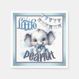 Cutie Blue Elephant - Little Peanut Napkin