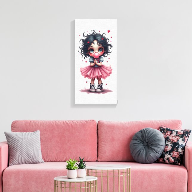 Cutie Canvas Print (Insitu(LivingRoom))