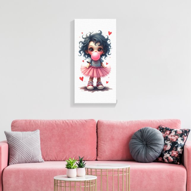 Cutie Canvas Print (Insitu(LivingRoom))