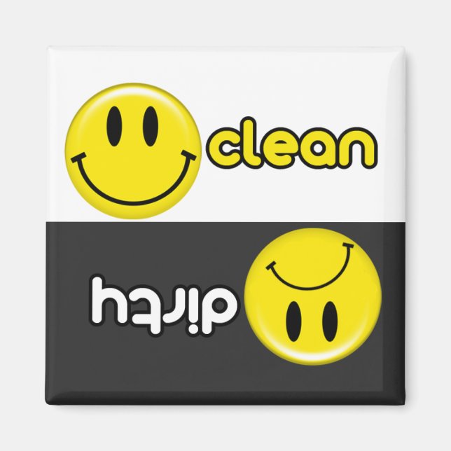 Cutie Cartoon Dishwasher Magnet (Front)