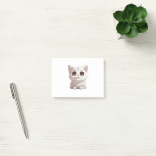 cutie cat  post-it notes