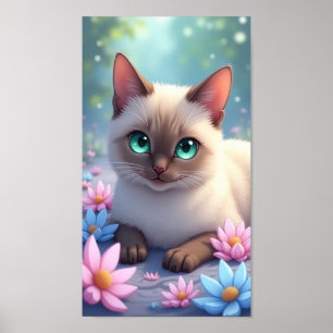 Cutie Cat Poster