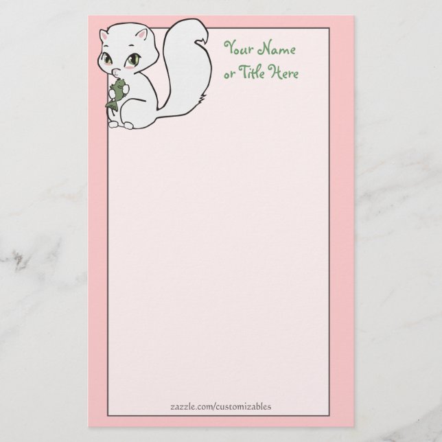 Cutie Cat Stationery (Front)