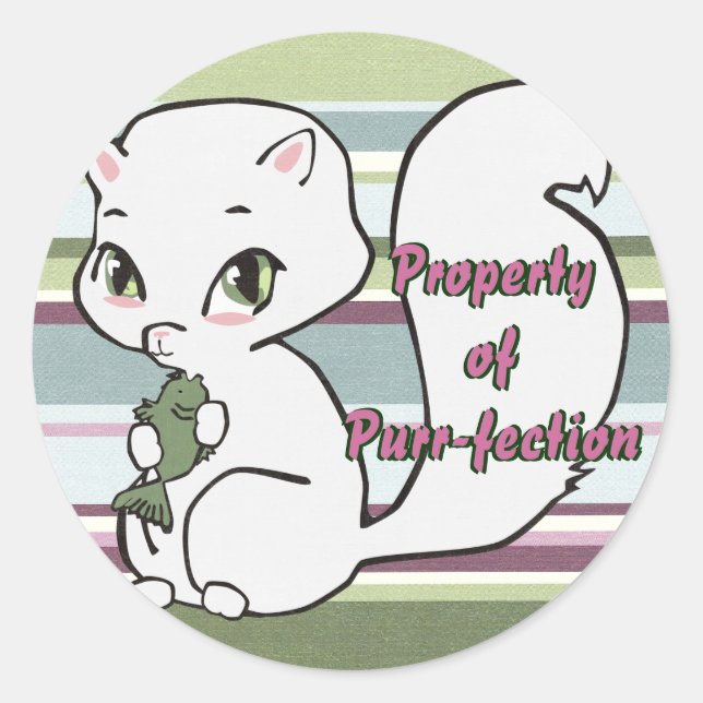 Cutie Cat Stickers (Front)
