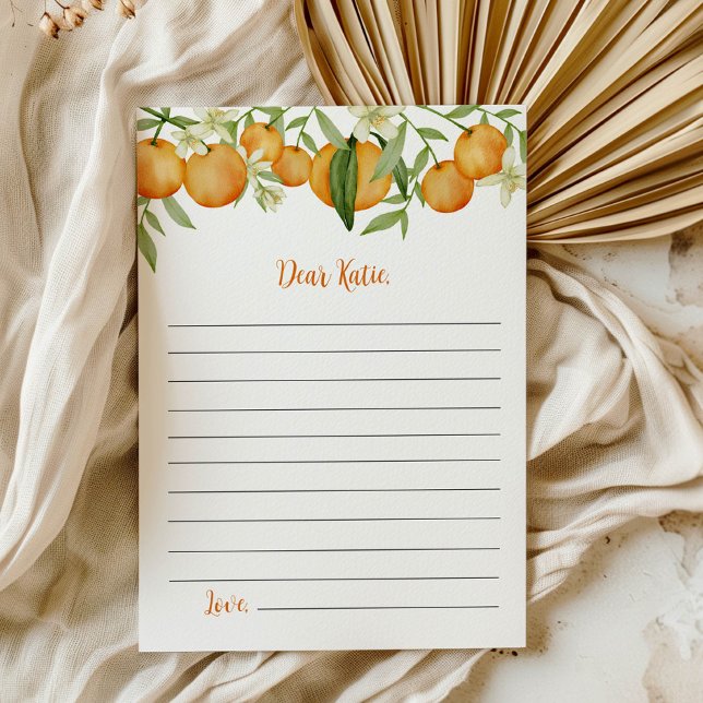 Cutie Citrus Birthday Time Capsule Message Card (Creator Uploaded)