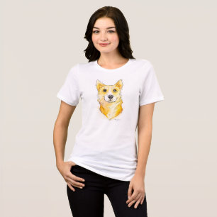 Cutie Corgi Tri-Blend Shirt