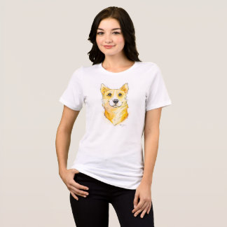 Cutie Corgi Tri-Blend Shirt
