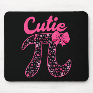 Cutie day cute symbol math teachers women girls mouse mat