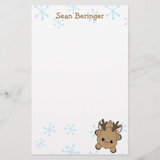 Cutie Deer Stationery (Front)