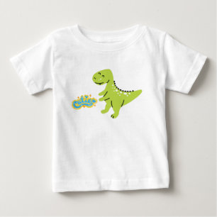 Cutie Dinosaur Baby T-Shirt