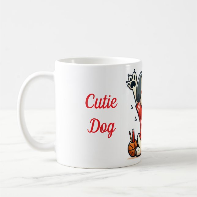 Cutie Dog Coffee Mug (Left)