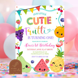 Cutie Frutti Birthday Invitation
