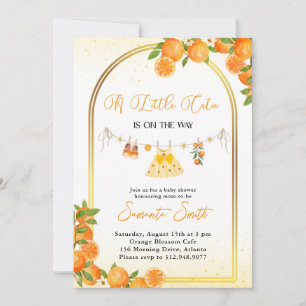 Cutie Girl Baby Shower Invitation