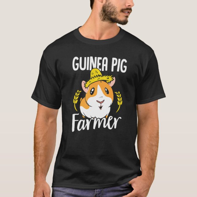 Cutie Guinea Pig Farmer Pig Owner Animals Cavy Pet T-Shirt (Front)