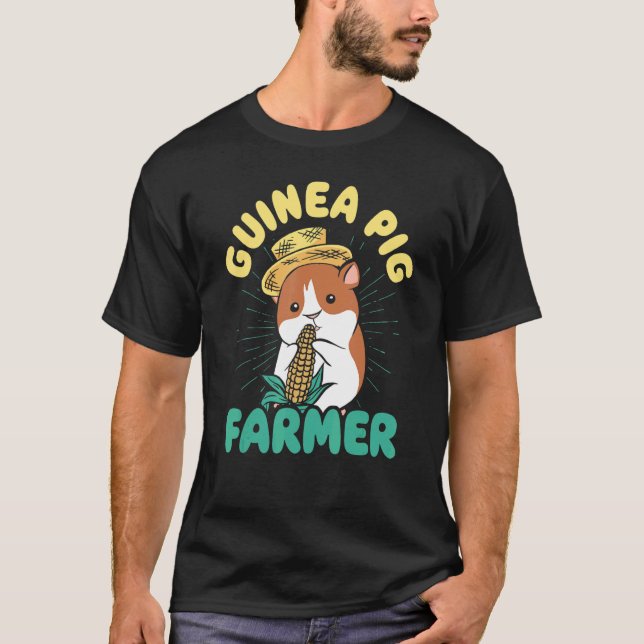Cutie Guinea Pig Farmer Pig Owner Animals Cavy Pet T-Shirt (Front)