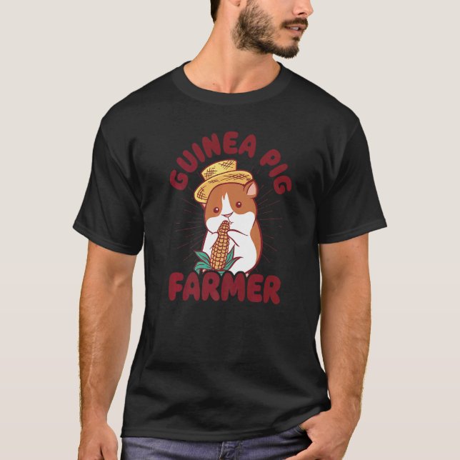 Cutie Guinea Pig Farmer Pig Owner Animals Cavy Pet T-Shirt (Front)