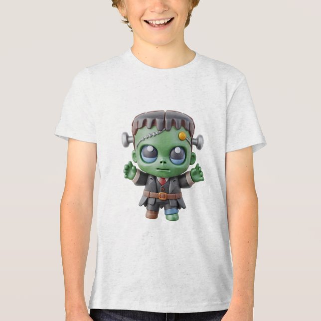 Cutie Horror Tri-Blend Shirt (Front)