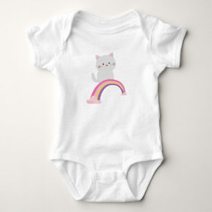 Cutie Kitten Cat Baby Bodysuit