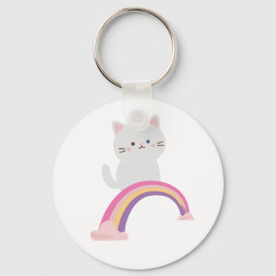 Cutie Kitten Cat Key Ring