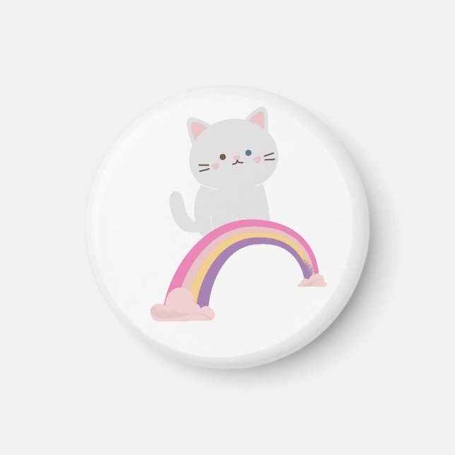 Cutie Kitten Cat     Magnet (Front)