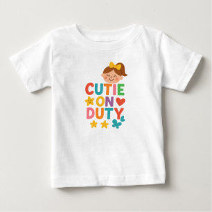 Cutie on Duty Baby T-Shirt