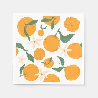 Cutie Orange Mandarin Tangerine Clementine Napkin