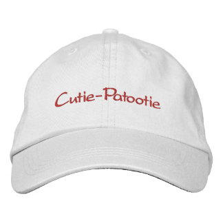 Cutie-Patootie Embroidered Hat